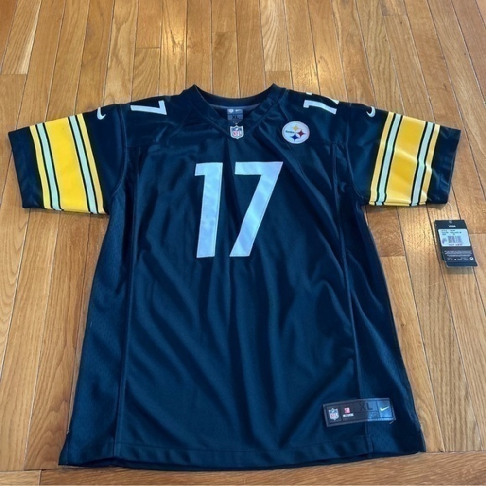 New Nike Pittsburgh Steelers Wallace #17 Black & Gold Jersey 
Youth XL 16-18